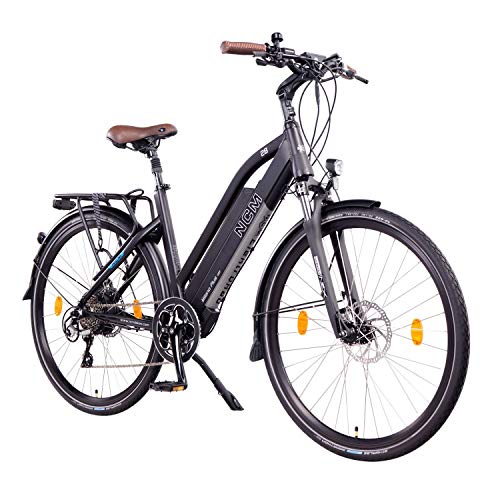 NCM Milano Plus Bicicletta elettrica da Trekking, 250W, Batteria 48V 16Ah 768Wh 26" Nero