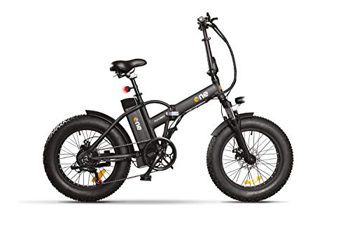 THE ONE Fat Bike Elettrica, Bici Unisex Adulto, Nero