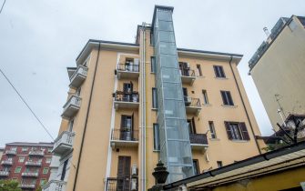 Inaugurazione condominio che ha beneficato dell'ecobonus in Viale Murillo 10 Inaugurazione condominio che ha beneficato dell'ecobonus in Viale Murillo 10 (Carlo Cozzoli/Fotogramma, Milano - 2019-10-15) p.s. la foto e' utilizzabile nel rispetto del contesto in cui e' stata scattata, e senza intento diffamatorio del decoro delle persone rappresentate