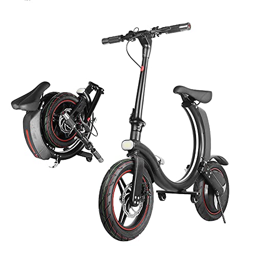 Bici Bicicletta Elettrica Pieghevole Adulto Da Uomo Donna E-Bike Bonus Mobilità 350W 25KM/H 14 Pollice