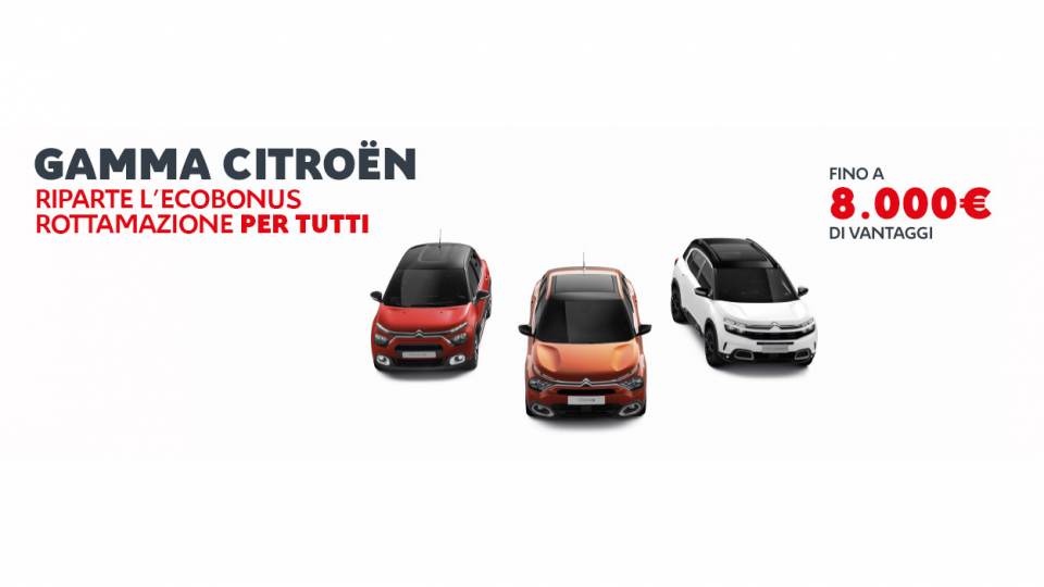 Citroen, Ecobonus rottamazione 2021