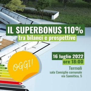 Superbonus 110%, oggi l'incontro a Termoli - Termoli Online