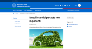 Ecobonus auto, nuovi incentivi in arrivo da parte del MISE per veicoli non inquinanti - Informazione Fiscale