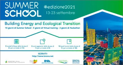 Energia: al via Summer School ENEA su transizione ecologica edifici