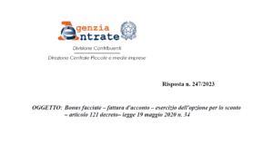 Bonus facciate, via libera allo sconto in fattura anche se non è indicato in tutte le fatture - Informazione Fiscale