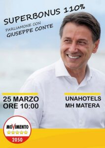 Superbonus 110%, incontro con Giuseppe Conte (Movimento 5 ... - Sassilive.it