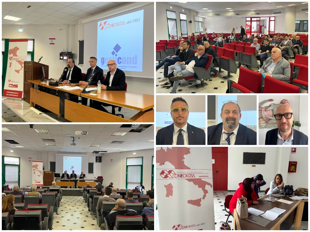 IMPERIA: AGGIORNAMENTO PER AMMINISTRATORI DI CONDOMINIO CON CONFEDILIZIA. "PREOCCUPAZIONE PER L'EVOLVERSI DELLA VICENDA DEI SUPERBONUS"/FOTO E VIDEO