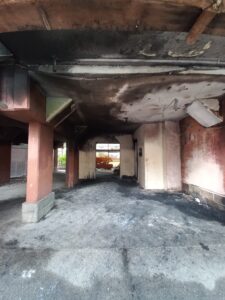 Brucia il cantiere Atc del Superbonus, danni al palazzo appena riqualificato