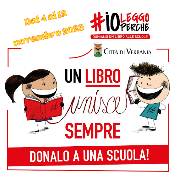 Anche le scuole di Verbania partecipano alla campagna nazionale "Io leggo perché"