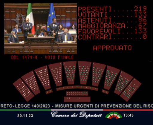 Dl Campi Flegrei: ok della Camera, ora al Senato. Ma non c'è il sisma bonus