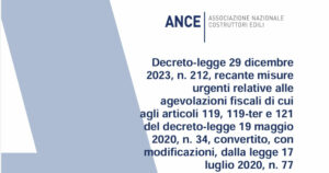 Decreto Superbonus, Ance: rischio 40 mila scheletri urbani