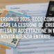 Superbonus 2025: come sbloccare la cessione del credito in attesa di accettazione - Risoluto
